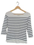 Vorschaubild 1 von Langarmshirt Gr. 34 Maritim Streifen Weiß Navy