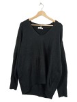 Vorschaubild 1 von Pullover V-Ausschnitt Schwarz Gr. 38