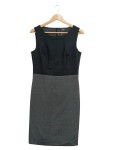 Vorschaubild 1 von Businesskleid Etuikleid Gr. 38 Schwarz Grau