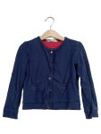Vorschaubild 1 von Strickjacke Blau Gr. 110 Casual Knopfleiste Baumwolle