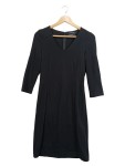 Vorschaubild 1 von Businesskleid V-Ausschnitt Gr. 34 Dunkelblau