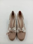 Vorschaubild 2 von Loafer Damen Gr. 40 Beige Leder Schnürung