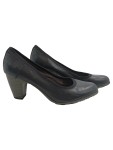 Vorschaubild 1 von Pumps Schwarz Blockabsatz Gr. 40