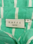 Vorschaubild 3 von Damen Bluse Langarm Gestreift Grün Gr. 54 Viskose Casual