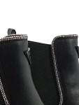 Vorschaubild 4 von Damen Stiefelette Schwarz Strass Plateau Gr. 40