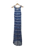 Vorschaubild 1 von Sommerkleid Gr. 158 blau weiß gestreift Maxikleid