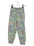 Vorschaubild 1 von Stoffhose Blumenmuster Schmetterlinge Grün Größe 122