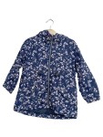 Vorschaubild 1 von Leichte Jacke Blumenmuster Kapuze Gr. 104