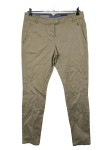 Vorschaubild 1 von Damen Chino Stoffhose Gr. 40 Beige Khaki Baumwolle Casual