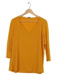 Vorschaubild 1 von Pullover Gr. 38 Orange V-Ausschnitt 3/4 Arm