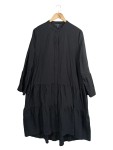 Vorschaubild 1 von Blusenkleid Gr. 44 schwarz Langarm locker geschnitten