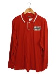 Vorschaubild 1 von Poloshirt Langarm Rot Flaggen-Patch Gr. 56