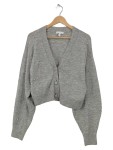 Vorschaubild 1 von Strickjacke Perlen Grau Meliert Gr. 36