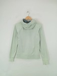 Vorschaubild 2 von Kapuzenpullover Damen Gr. 34/XS Grün Baumwolle Polyester Langarm
