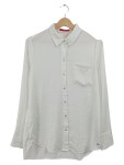 Vorschaubild 1 von Hemdbluse Weiß Gr. 36 Basic Langarm