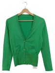 Vorschaubild 1 von Strickjacke Gr. 38 Grün V-Ausschnitt Taschen