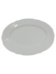 Vorschaubild 1 von Servierplatte oval Porzellan weiß 28x19cm