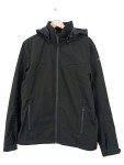 Vorschaubild 1 von Softshelljacke Herren Schwarz Gr. 54 XXL Outdoor Kapuze