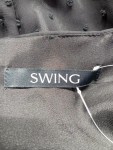 Vorschaubild 3 von Cocktailkleid Gr. 44 schwarz gepunktet ärmellos