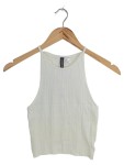 Vorschaubild 1 von Ribbed Knit Tank Top Weiß Gr. 36