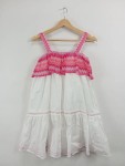 Vorschaubild 2 von Sommerkleid Gr. 158 Pink Chevron Rüschen