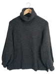 Vorschaubild 1 von Rollkragen Pullover Gr. 42 Dunkelgrau Oversized