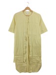 Vorschaubild 1 von Blusenkleid Gelb Gr. 34 Kurzarm Hemdkleid