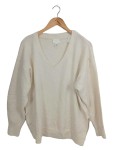 Vorschaubild 1 von Pullover Damen Gr. 38 Beige V-Ausschnitt Strickpullover