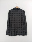 Vorschaubild 2 von Pullover Kinder Gr. 134 Grau Viskose Gepunktet Casual Langarm Alltag