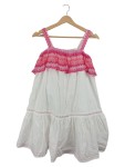Vorschaubild 1 von Sommerkleid Gr. 158 Pink Chevron Rüschen