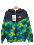Vorschaubild 1 von Windjacke Kinder Gr. 116 Blau Grün Muster