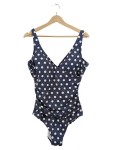 Vorschaubild 1 von Badeanzug Polka Dot Navy Gr. 42 Retro