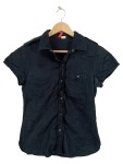 Vorschaubild 1 von Bluse Kurzarm Schwarz Damen Gr. 36