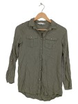 Vorschaubild 1 von Hemdbluse Khaki Langarm Brusttaschen Gr. 152