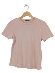 Vorschaubild 1 von T-Shirt Damen Gr. 40 Rosa Rundhals Kurzarm Basic