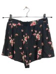 Vorschaubild 1 von Blumenmuster Shorts Schwarz Gr. 170