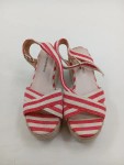 Vorschaubild 2 von Espadrille Gr. 37 rot weiß gestreift Keilabsatz