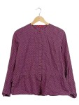 Vorschaubild 1 von Bluse Pünktchen Muster Langarm Gr. 36