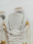 Vorschaubild 3 von Air 4 Basketballschuhe Weiß Gold Gr. 42