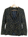 Vorschaubild 1 von Blazer Leopard Muster Grün Schwarz Gr. 38