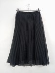 Vorschaubild 4 von Faltenrock Schwarz Chiffon Elegant Gr. 36