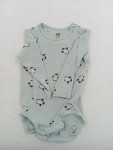 Vorschaubild 4 von Baby Body Langarm Pinguin Gr. 74 Hellblau