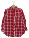 Vorschaubild 1 von Kinder Bluse Karo Rot Weiß Langarm Gr. 122