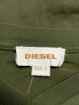 Vorschaubild 3 von T-Shirt Herren Oliv Gr. 50/M Baumwolle Logo-Print Schriftzug Casual