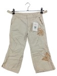 Vorschaubild 1 von Cargohose Gr. 128 beige Stickerei Blumen
