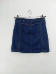 Vorschaubild 2 von Jeansrock Gr. 29 dunkelblau Knopfleiste