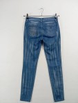 Vorschaubild 2 von Jeans Slim Fit Damen Gr. 36 Blau Nieten Strass