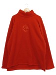 Vorschaubild 1 von Fleecepullover Herren Rot Gr. 52/L Polyester Logo-Print Casual Langarm