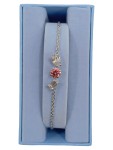Vorschaubild 1 von MESMERA Armband Pink Weiß Silber Damen M