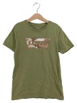 Vorschaubild 1 von T-Shirt Gr. 40 Grün Camouflage Logo Damen
